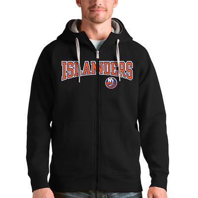 Men's Antigua Black San Francisco 49ers Wordmark Victory Full-Zip Hoodie Size: Small