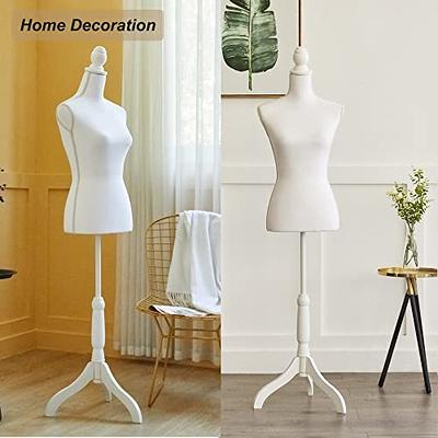  HOMBOUR Female Mannequin Body, Sewing Mannequin Torso Dress  Form, Adjustable Mannequin with Stand for Sewing Dressmaker Jewelry  Display, Beige : Arts, Crafts & Sewing