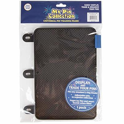 Enamel Pin Display Pages (6 PK) - Display and Trade Your Disney Collectible  Pins in Any 3-Ring Binder - Pages Lay Flat with Pinbacks and NO Sagging!