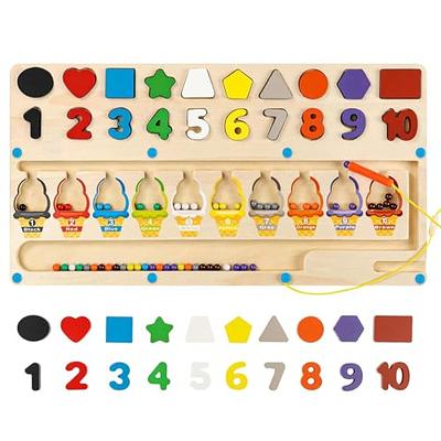 Toddlers Montessori Toys for 1 2 3 Year Old, Wooden Educational Shape  Sorting Toys Gifts for Kids 2-4 Girl Boy Baby, Preschool Learning Fine  Motor