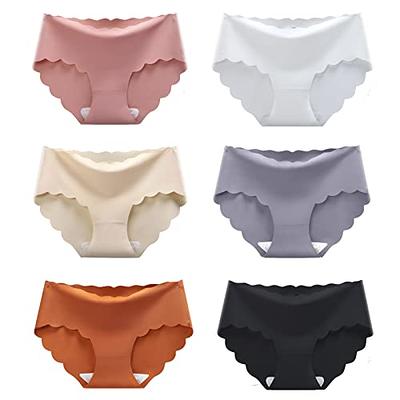 Cheap New Arrival Women's Invisible Underwear Spandex Seamless Crotch Sexy  Silk Seamless Low Waist Briefs