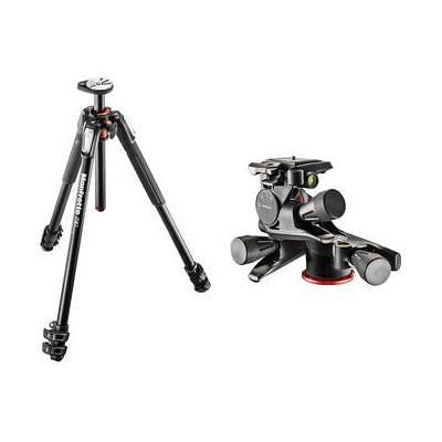 Manfrotto MK055XPRO3-3W Aluminum Tripod with 3-Way MK055XPRO3-3W