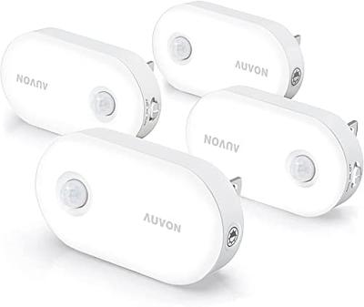 AUVON Plug in Night Light with Motion Sensor and Dusk to Dawn