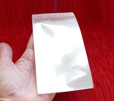 30X Clear Plastic Self Adhesive Seal Bag, 8cm X 16cm Cello