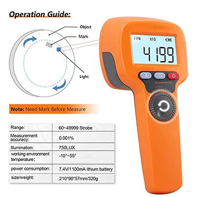 Stroboscope Measuring Speed, Strobe Speed Measurement