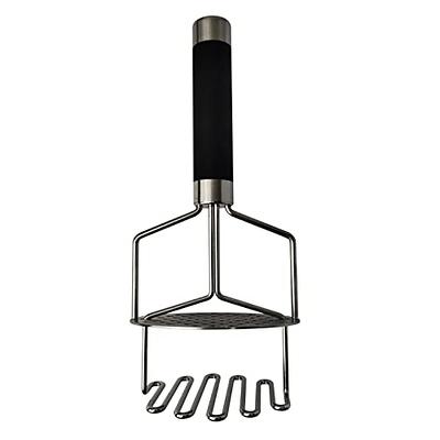 Stainless Steel Potato Masher and Ricer, Dual-Press Design, for Beans, Eggs  and Avocados 