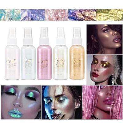 NewBang Body Glitter Spray Sliver Gold Pink Glitter Powder Shimmer