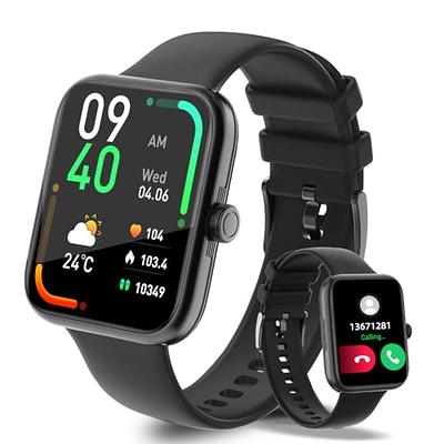 Smart Watch Full Touch Smart Watches for Android iOS Phones Compatible  (Answer/Make Call) Smart Fitness Tracker Watch for Women Man Waterproof  Smartwatch with Sleep/Heart Rate/sports/Step (Black) - Yahoo Shopping