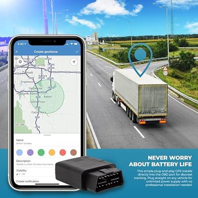  Bouncie - GPS Car Tracker [4G LTE], Vehicle Location, Accident  Notification, Route History, Speed Monitoring, GeoFence, No Activation  Fees, Cancel Anytime, Family or Fleets : Electronics