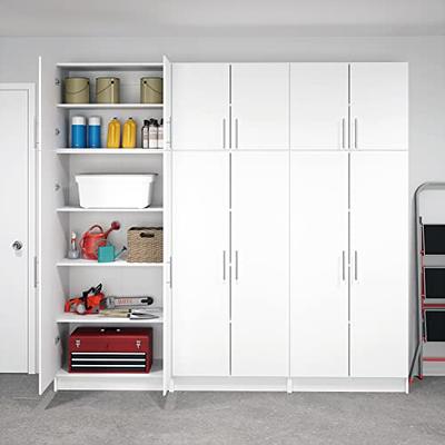 96 Elite with 6 Storage Cabinet Set Black - Prepac