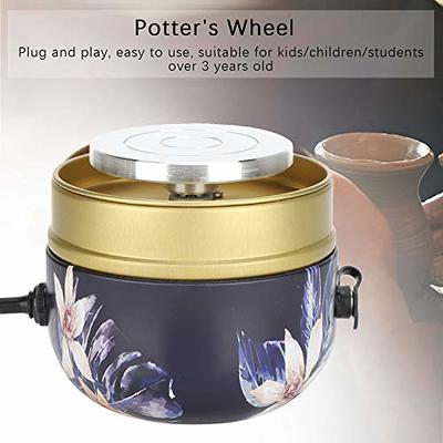 Mini Pottery Wheel, Electric Pottery Machine 2000rpm Ceramic Wheel