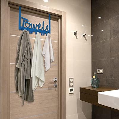 Bathroom Towel Hooks Hanging Hooks Wall Mounted Shower Towel Holder For  Bathroom Hangers and Hooks Robe Hook Hand Towel Holder Paper Towel Bathrobe