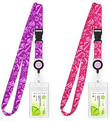 48 Pack Cruise Lanyard with ID Card Holder, Durable Lanyard with