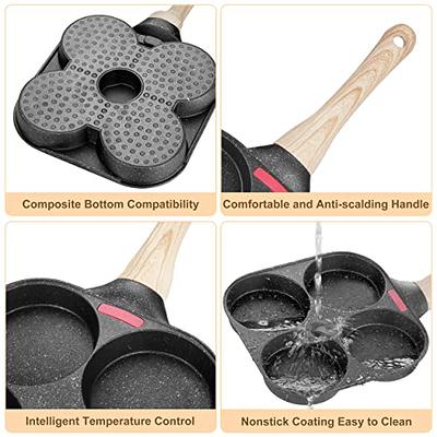 Egg Frying Pan Nonstick Pancake Pans 4-Cups cookware Pancake, Omelette Pan