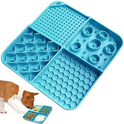 LICKIMAT X Large Breed Buddy Dog Lick Mat, Dog Calmer, Slow Feeder, Anxiety  Reliever Alternative to Puzzle Toys, Slow Feeding Bowls. Use Peanut