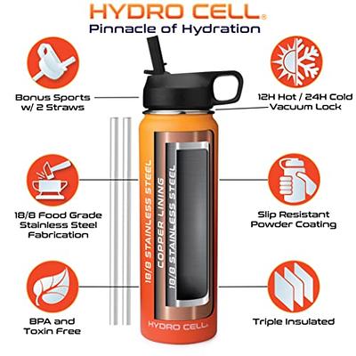 Red ThermoFlask 24oz Insulated Stainless Steel Water Bottle w/ Rubber Base