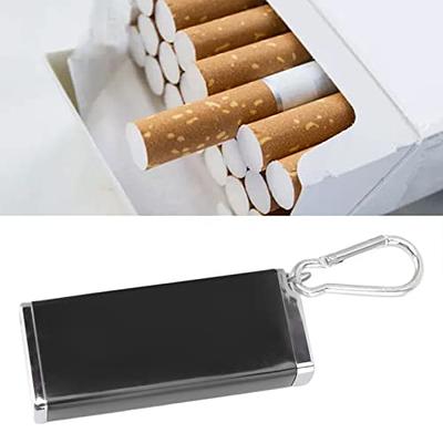  Retro Cigarettes Case Alloy Frosted Cigaret Box Double