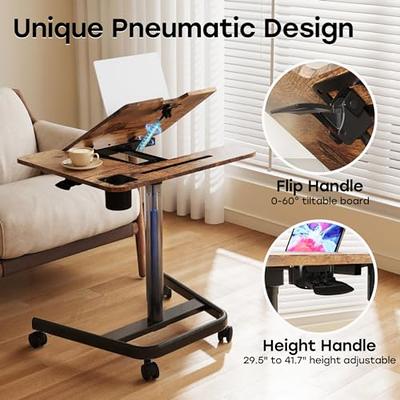 Adjustable Laptop Desk with Stand Holder and Wheels