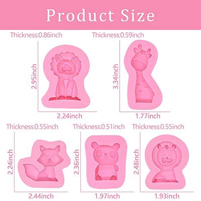 TIMPCV 3D Cute Animal small lion Candle Silicone Mold, Making DIY Ice Cubes  Flip Sugar Chocolate Cake Mousse Jewelry Pendant Decoration Mold 