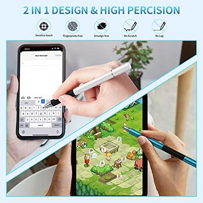 2 in 1 Universal Stylus Pen For iPad Android Tablet Mobile Phone