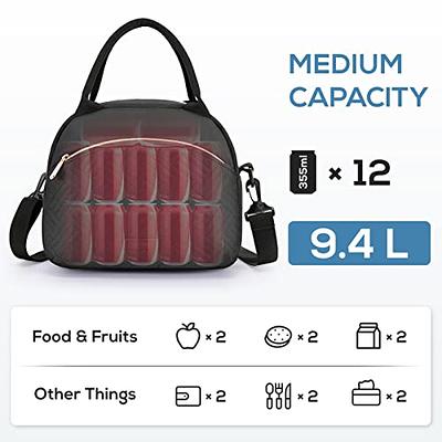 ideaTech Lunch Bags for Women Insulated, Lunch Cooler Bag for Work, Leak  Proof Large Lunch Tote