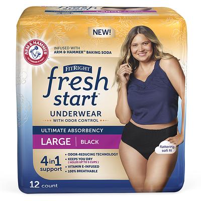 Depend Silhouette Adult Incontinence Underwear for Women, L, Black, Pink &  Berry, 12Ct - Yahoo Shopping