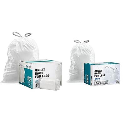 Innovaze 3.2 gal. Kitchen Trash Bags with Drawstring (30-Count), White