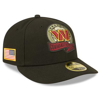 Men's New Era Black Washington Commanders 2022 Salute To Service Low  Profile 59FIFTY Fitted Hat - Yahoo Shopping