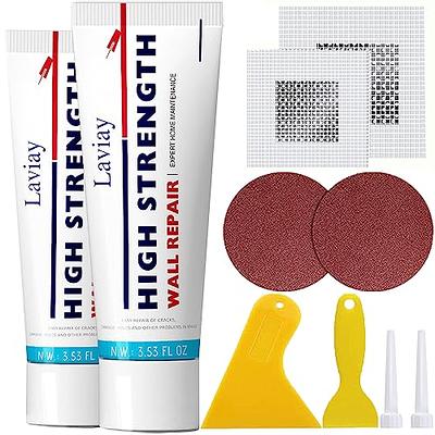 Laviay Drywall Repair Kit - 2 Pack Spackle Wall Repair with All The Bells  and Whistles