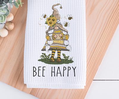 Bumble Bee Tea Towel Dish Towel Kitchen Decor Kitchen 