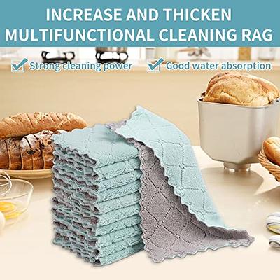 12pcs Kitchen Dish Towels, Microfiber Cleaning Cloth, Double-sided  Microfiber Towel Lint-free, Super Absorbent And Dry Quickly, Suitable For  Kitchen