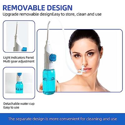 Nascool Electric Nasal Irrigation System with 50 Salt Packets, Sinus Rinse  Cleaner & Nose Washer 