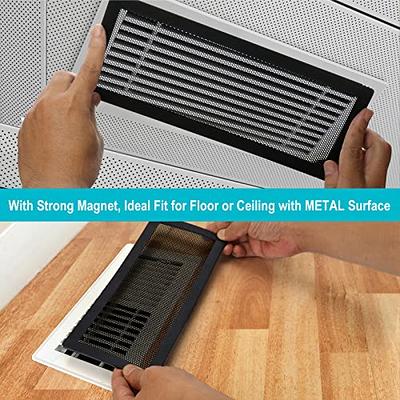 Floor Vent Covers Rectangle Air Vent Screen Cover Magnetic PVC