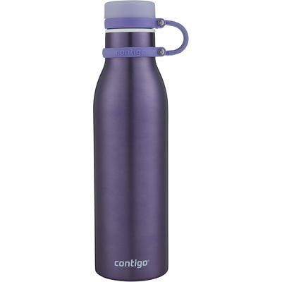 Contigo Kids Water Bottle with AUTOSPOUT Straw Lid Purple Orchid, 20 fl oz.  