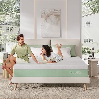 Novilla 12-inch Comfort Gel Memory Foam Mattresses in a Box, Twin