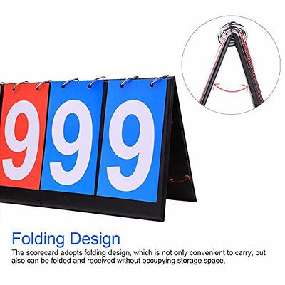 Table Scoreboard Portable Score Board Score Keeper Score Flip for Tennis  Pingpong Ball Team Games Outdoor Sports - AliExpress