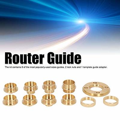 Brass Router Template Bushing Guides Sets 10 pcs Fit Any Router