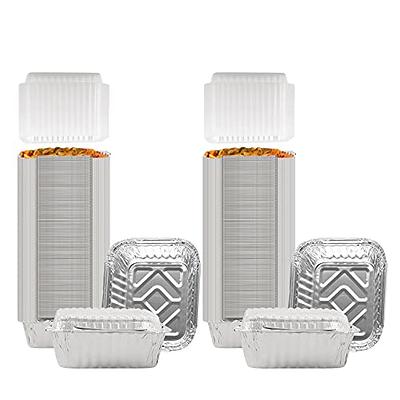 Gia's Kitchen Foil Containers with Festive Lids, Set of 12