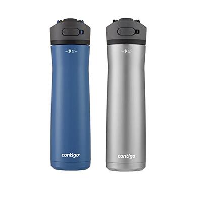 Hydrapeak 40oz Sport Insulated Water Bottle with Straw or Chug Lid, Premium  Stainless Steel Water Bottles, Leak & Spill Proof, Keeps Drinks Cold for