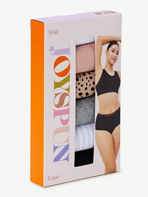 Hanes Women's Cool Comfort Cotton Brief Underwear, 6-Pack