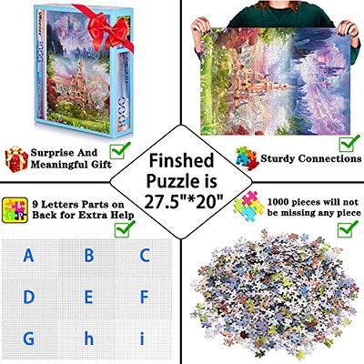  Jigsaw Puzzles 1000 Pieces - 1000 Piece Puzzles for Adults 1000  Pieces Puzzle Game Decompression Toys Gift Family Landscape Decoration  Puzzle : Toys & Games