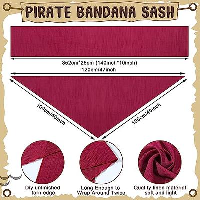 Pirate Bandana Medieval Renaissance Caribbean Fancy Dress Accessory