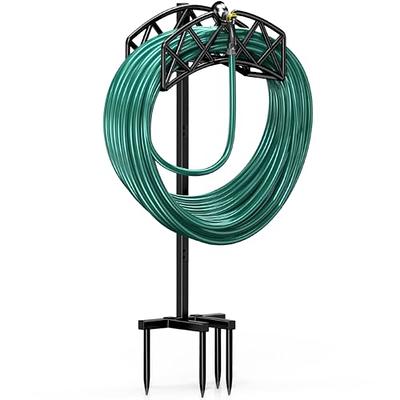 Boart Metal Garden Hose Holder, Heavy Duty Metal Hose Hanger Wall