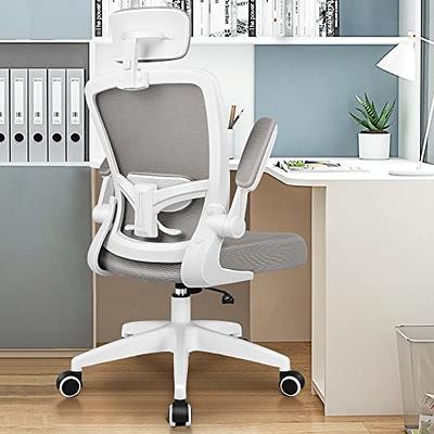AVAWING Velvet Executive Office Chair, Velvet Office Chair with Adjustable  Height and Back, Thick Padding Ergonomic Massage Home Office Desk Chairs  with Adjustable Headrest, Foot Rest Armrest, Grey 