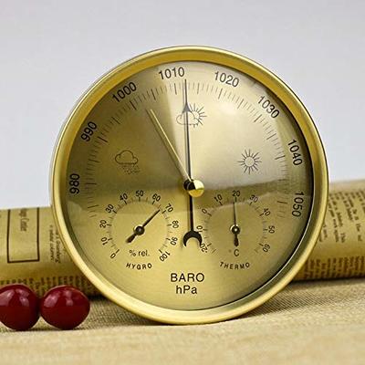 Wall Mounted Household Barometer Thermometer Hygrometer Weather Station  Hanging