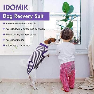  Dog Surgery Recovery Suit, Recovery Suit For Female Male  Dogs, Dog Onesie After Surgery Spay Neuter, Anti-Licking Pet Surgical  Recovery Snugly Suit, Bodysuit For Abdominal Wounds Skin Disease