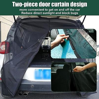 1pc Magnetic Anti-mosquito Sunshade Car Trunk Insect Repellent Net Curtain