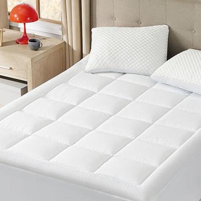 Quilted Polyester Deep Fill Mattress Topper