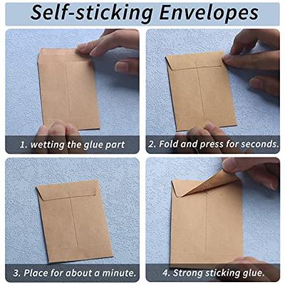 150 Pack Seed Saving Envelopes,Small Paper Envelopes for Seeds, 2.3X3.5  inch Self Sealing Kraft Seed Packets Envelopes 