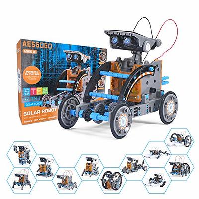 Tomons STEM Toys 6-in-1 Solar Robot Kit Learning Science Building Toys  Educational Science Kits Powered by Solar Robot for Kids 8 9 10-12 Year Old  Boys Girls Gifts 